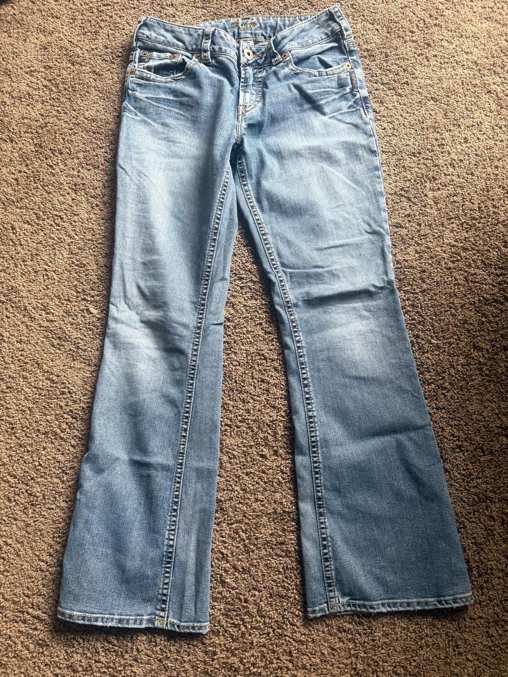 Silver Jeans Light Blue Flared Women's Jeans